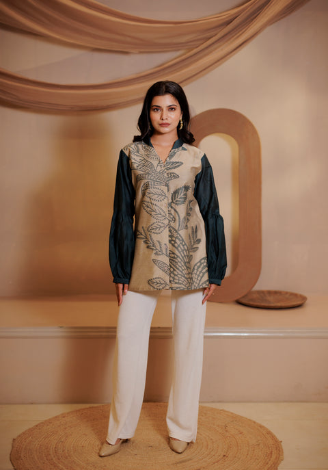Stylish Collar Neck Ladies' Shirts