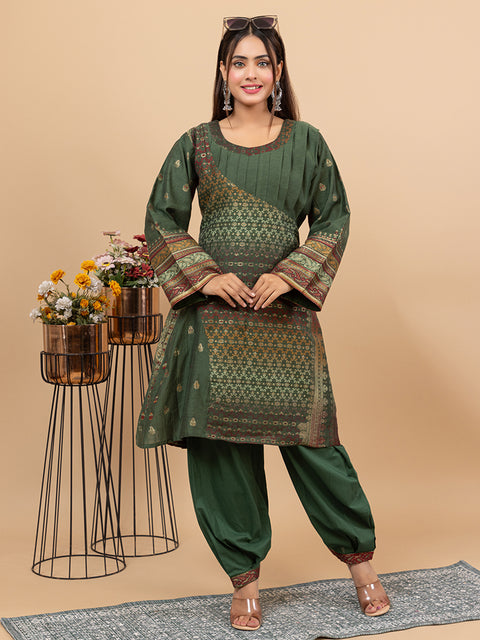 Designer Ethnic Green Co-Ord Set