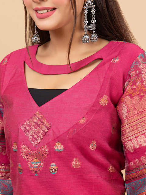 Designer Ethnic Magenta Co-Ord Set