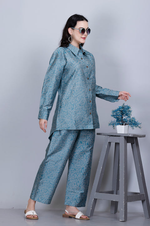 "From Casual to Classy: Styling Your Sky-blue Co-Ord Set"