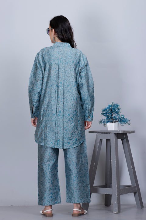 "From Casual to Classy: Styling Your Sky-blue Co-Ord Set"