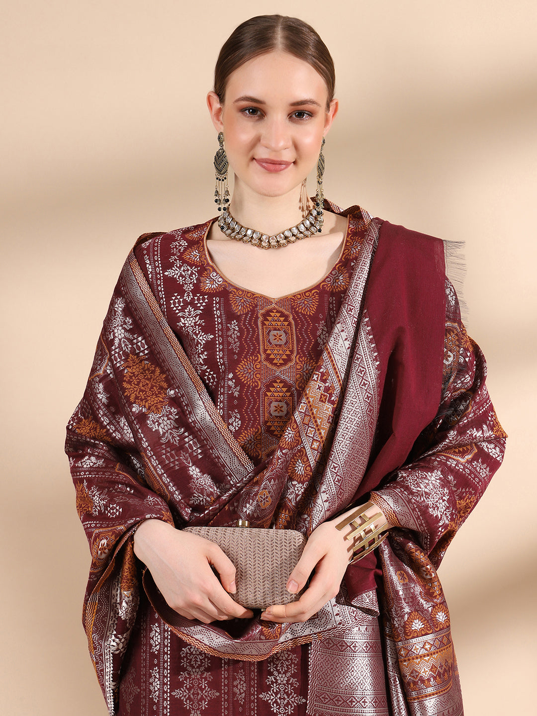 "Timeless Wine: A Kurta Set for Every Occasion"